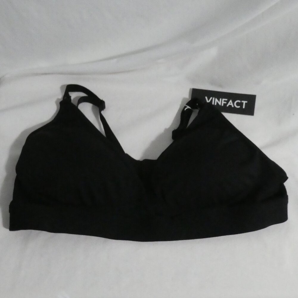 VINFACT | XXL | Black Padded Bra | Wireless | NWT